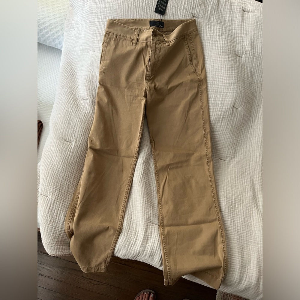 J Crew Khaki Chino, straight leg